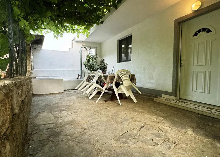 아파트 With Parking Space Orebic, Peljesac - 16326 오레비츠